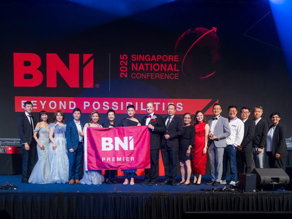Award-winning chapter, recognised at the BNI Singapore National Conference, 2025